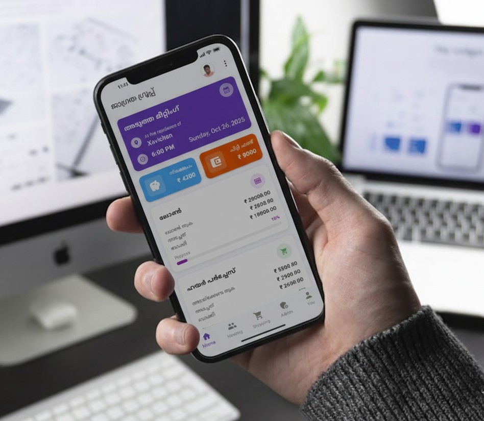 My SHG App Interface
